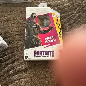 Fortnite Metal Mouth Action Figure - Black and Gray